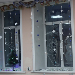 Участвуем в Общероссийской акции "Новогодние окна"